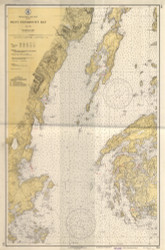 West Penobscot Bay 1931 - Old Map Nautical Chart AC Harbors 3 310 - Maine