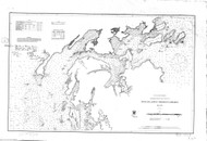 Fox Islands Thoroughfare 1868 - Old Map Nautical Chart AC Harbors 3 311A - Maine