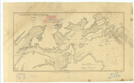 Fox Islands Thoroughfare 1881 C - Old Map Nautical Chart AC Harbors 3 311A - Maine