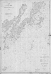 St. George River and Muscle Ridge Channel 1873 A - Old Map Nautical Chart AC Harbors 3 312 - Maine