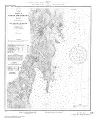 Harbors of Camden and Rockport 1916 - Old Map Nautical Chart AC Harbors 3 321 - Maine