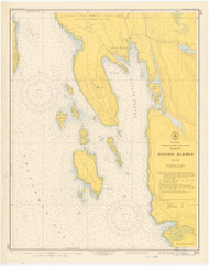 Winter Harbor 1949 - Old Map Nautical Chart AC Harbors 4 204 - Maine