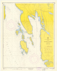 Winter Harbor 1960 - Old Map Nautical Chart AC Harbors 4 204 - Maine