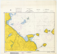 Bar Harbor 1966 - Old Map Nautical Chart AC Harbors 4 205 - Maine