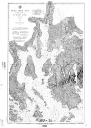 Blue Hill Bay 1885 B - Old Map Nautical Chart AC Harbors 4 307 - Maine