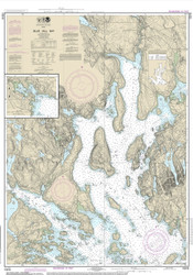 Blue Hill Bay 2014 - Old Map Nautical Chart AC Harbors 4 307 - Maine
