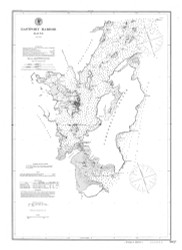 Eastport Harbor 1876 - Old Map Nautical Chart AC Harbors 5 302A - Maine