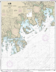 Machias Bay to Tibbett Narrows 2014 - Old Map Nautical Chart AC Harbors 5 13326 - Maine