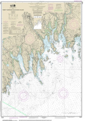 Nash Island to Schoodic Island 2014 - Old Map Nautical Chart AC Harbors 5 305 - Maine