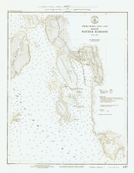 Winter Harbor 1919 - Old Map Nautical Chart AC Harbors 5 317 - Maine