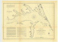 Albemarle Sound 1855 - Old Map Nautical Chart AC Harbors 408 - North Carolina