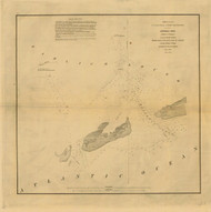 Hatteras Inlet 1849 - Old Map Nautical Chart AC Harbors 417 - North Carolina