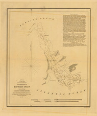 Hatteras Inlet 1850 - Old Map Nautical Chart AC Harbors 417 - North Carolina
