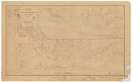 Core Sound and Straits 1866 - Old Map Nautical Chart AC Harbors 421 - North Carolina