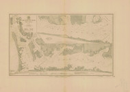 Core Sound and Straits 1899 - Old Map Nautical Chart AC Harbors 421 - North Carolina
