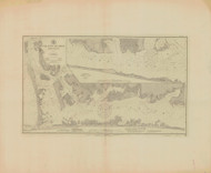 Core Sound and Straits 1910 - Old Map Nautical Chart AC Harbors 421 - North Carolina