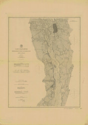 Cape Fear River - Reeves Pt. to Wilmington 1899 - Old Map Nautical Chart AC Harbors 425 - North Carolina