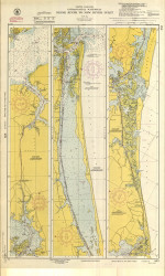 Neuse River to New River Inlet 1952 B - Old Map Nautical Chart AC Harbors 833 - North Carolina