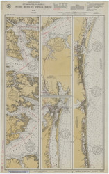 Pungo River to Topsail Sound 1932 - Old Map Nautical Chart AC Harbors 3253 - North Carolina