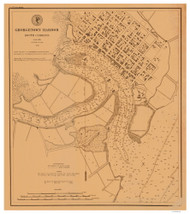 Georgetown Harbor 1879 - Old Map Nautical Chart AC Harbors 427 - South Carolina