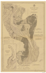 Winyah Bay 1895 - Old Map Nautical Chart AC Harbors 428 - South Carolina