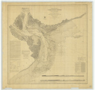 Charleston Harbor 1856 - Old Map Nautical Chart AC Harbors 431 - South Carolina