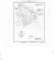 North Edisto River 1917 - Old Map Nautical Chart AC Harbors 434 - South Carolina