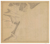 St. Helena Sound 1864 - Old Map Nautical Chart AC Harbors 436 - South Carolina
