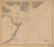 St. Helena Sound 1867 - Old Map Nautical Chart AC Harbors 436 - South Carolina