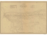 Maffitts Channel 1855 - Old Map Nautical Chart AC Harbors 437 - South Carolina