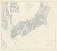 Beaufort River 1882 - Old Map Nautical Chart AC Harbors 438 - South Carolina