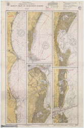 Midway Inlet to Charleston Harbor 1933 - Old Map Nautical Chart AC Harbors 3255 - South Carolina