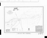 Savannah River and Wassaw Sound 1851 - Old Map Nautical Chart AC Harbors 440 - Georgia