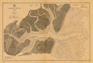 Sapelo Sound 1905 - Old Map Nautical Chart AC Harbors 444 - Georgia