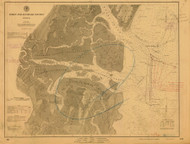 Doboy and Altamaha Sounds 1897 - Old Map Nautical Chart AC Harbors 446 - Georgia