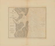 St. Andrews Sound 1911 - Old Map Nautical Chart AC Harbors 448 - Georgia