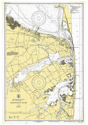 Shrewsbury River 1933 - Old Map Nautical Chart AC Harbors 543 - New Jersey