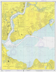 Raritan Bay and Southern Part of Arthur Kill 1974 - Old Map Nautical Chart AC Harbors 12331 - New Jersey