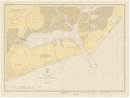 Cape May Harbor 1931 B - Old Map Nautical Chart AC Harbors 234 - New Jersey