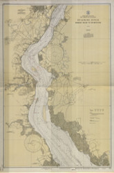 Delaware River Bombay Hook to Wilmington 1930 - Old Map Nautical Chart AC Harbors 294 - New Jersey