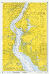 Delaware River Bombay Hook to Wilmington 1971 - Old Map Nautical Chart AC Harbors 294 - New Jersey