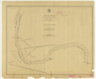 Passaic River from Morris Turnpike Bridge to and including City Front of Newark 1875 - Old Map Nautical Chart AC Harbors 565 - New Jersey