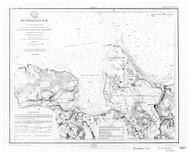 Huntington Bay 1888 B - Old Map Nautical Chart AC Harbors 368 - New York