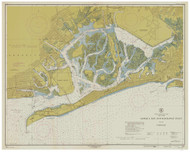 Jamaica Bay and Rockaway Inlet 1954 - Old Map Nautical Chart AC Harbors 542 - New York
