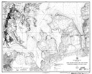 Hempstead Harbor to Tallman Island 1922 A - Old Map Nautical Chart AC Harbors 223 - New York