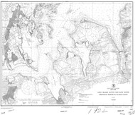 Hempstead Harbor to Tallman Island 1922 B - Old Map Nautical Chart AC Harbors 223 - New York