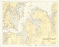 Hempstead Harbor to Tallman Island 1938 - Old Map Nautical Chart AC Harbors 223 - New York