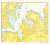 Hempstead Harbor to Tallman Island 1962 - Old Map Nautical Chart AC Harbors 223 - New York