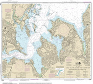 Hempstead Harbor to Tallman Island 2014 - Old Map Nautical Chart AC Harbors 12366 - New York