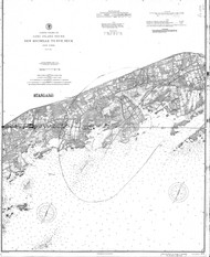 Rye Neck to New Rochelle 1894 A - Old Map Nautical Chart AC Harbors 271 - New York